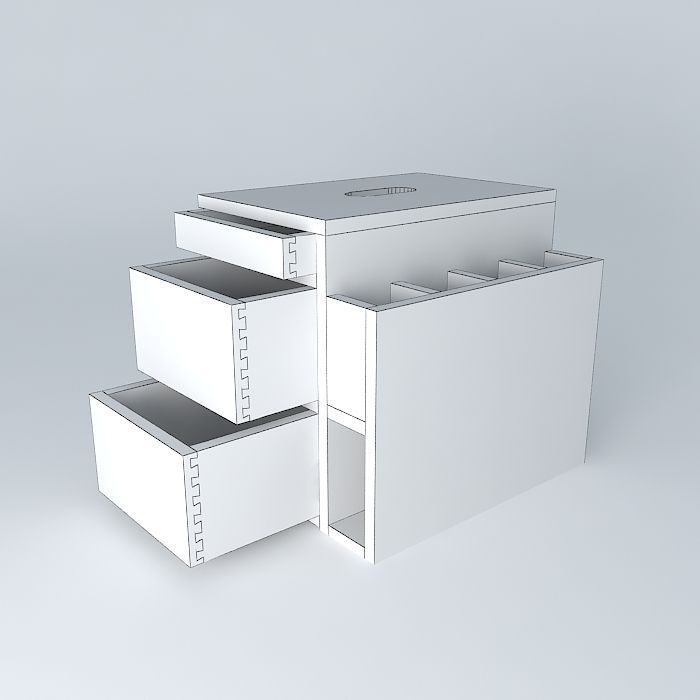 Clicker Caddy Free 3D model_3