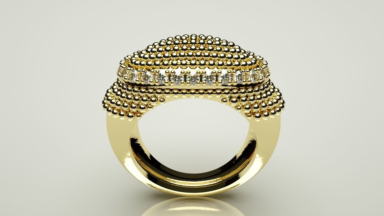 Ring Bubbles 3D print model_5