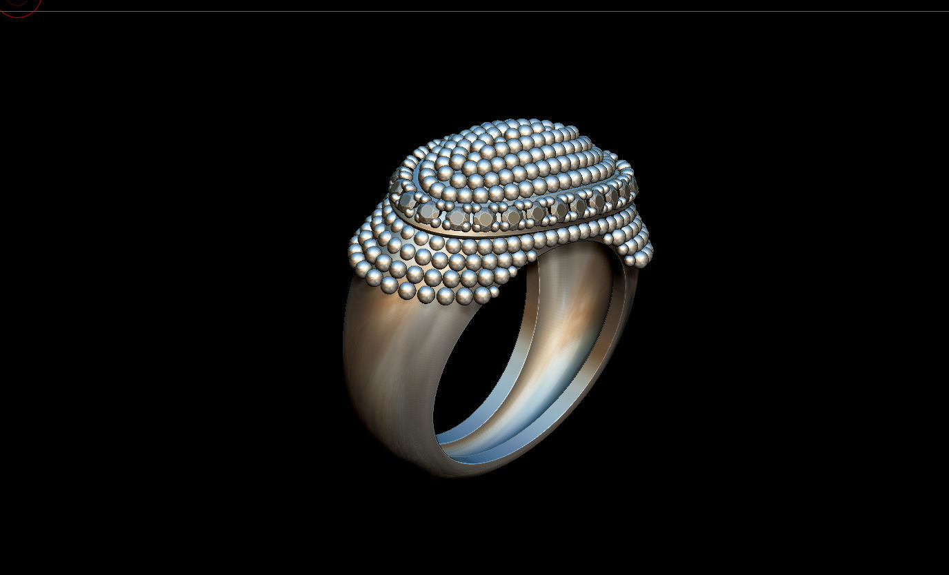 Ring Bubbles 3D print model_7