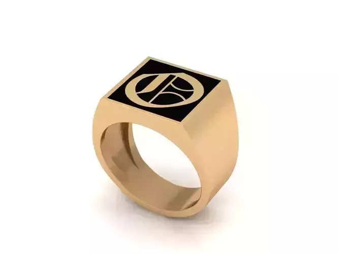 Old English Letter Ring O