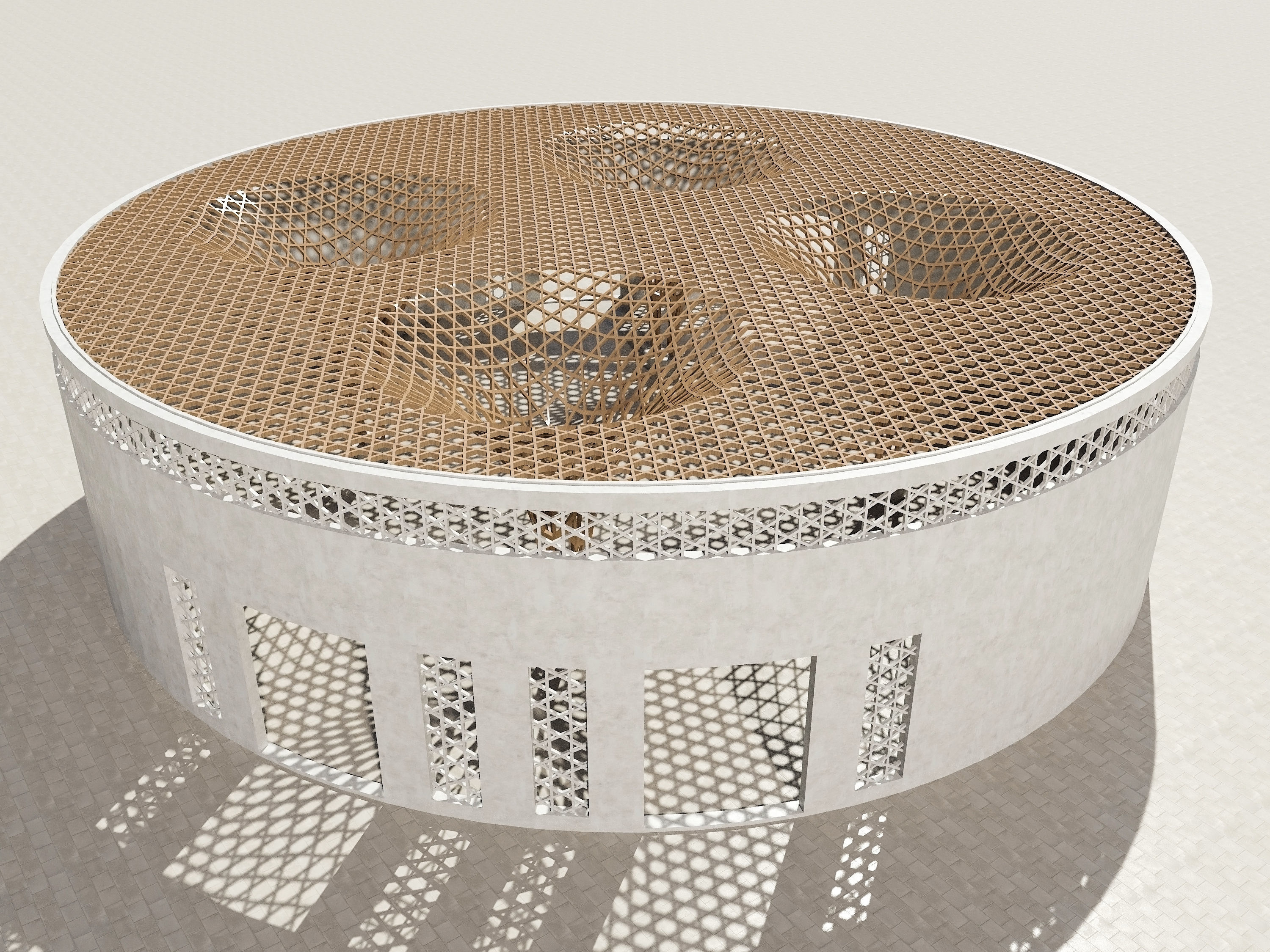 Parametric Arch model 3D model_9