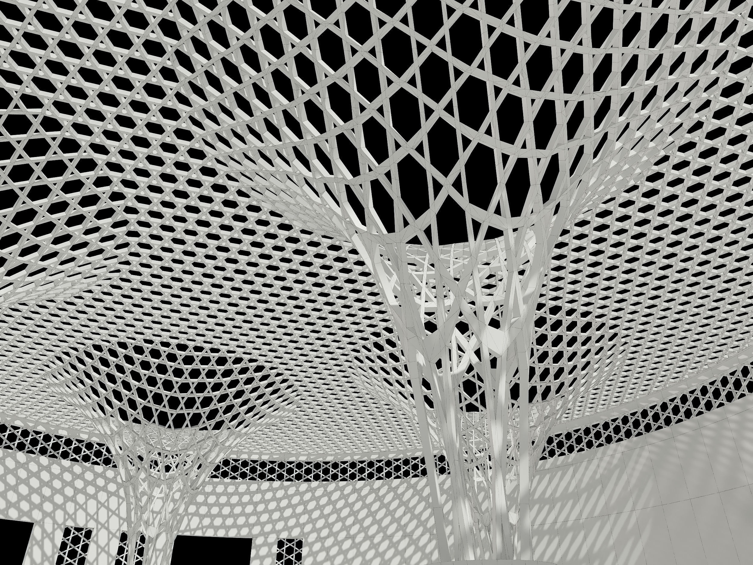 Parametric Arch model 3D model_10