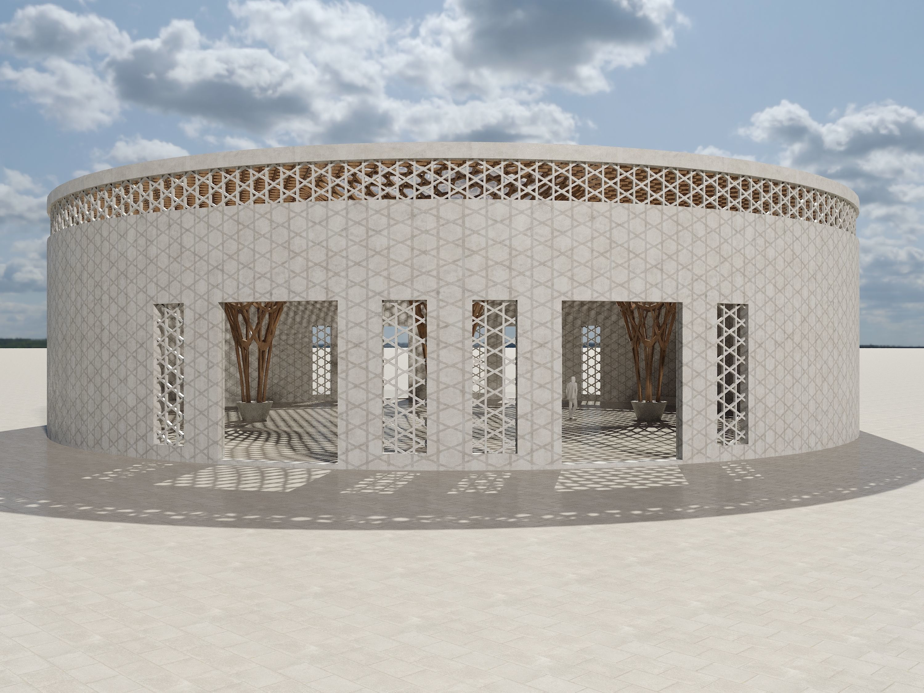 Parametric Arch model 3D model_6