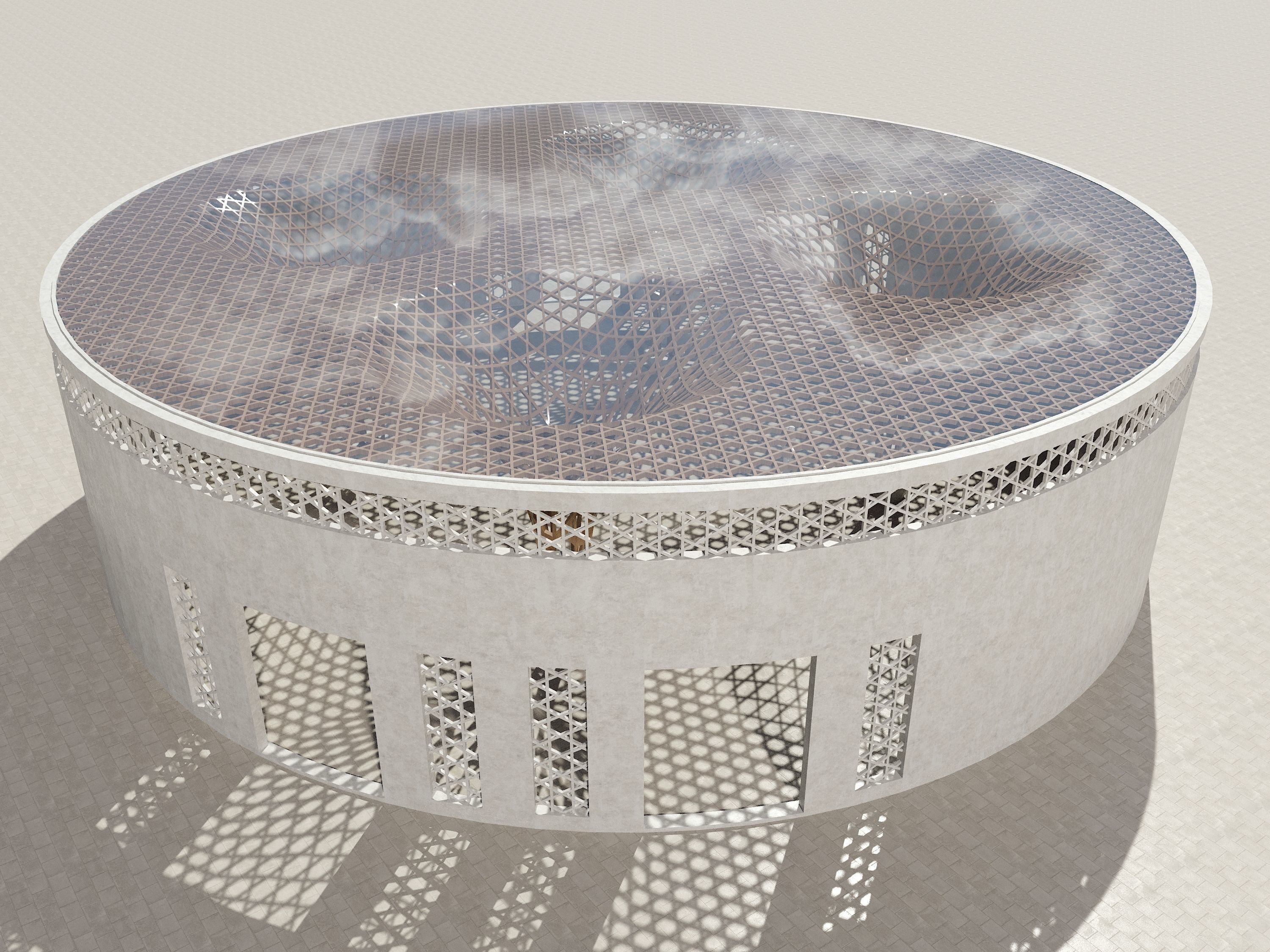 Parametric Arch model 3D model_8