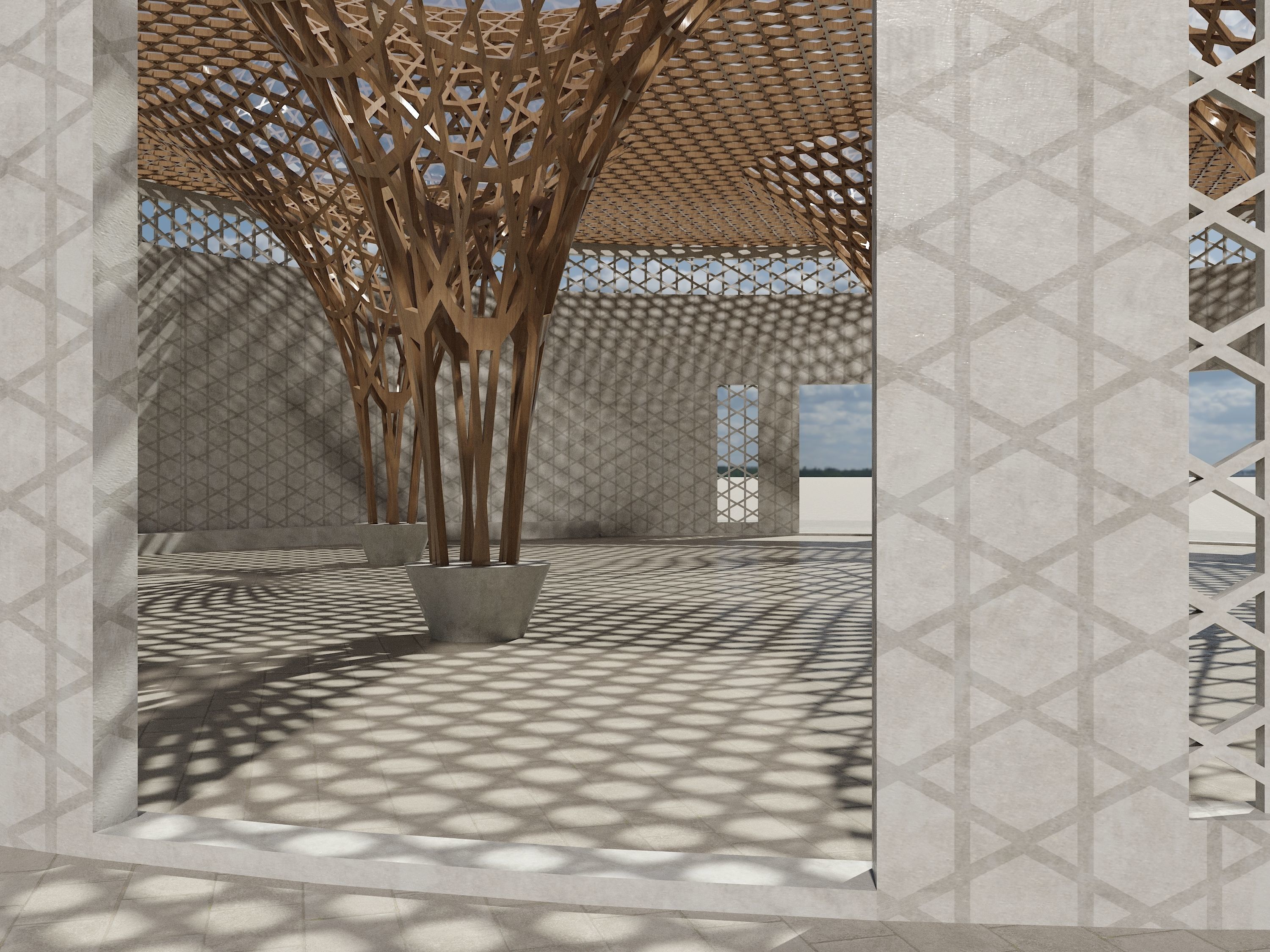 Parametric Arch model 3D model_4