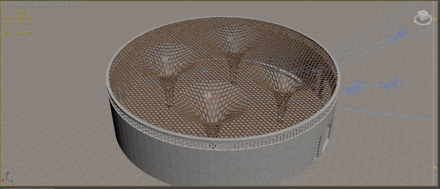 Parametric Arch model 3D model_14