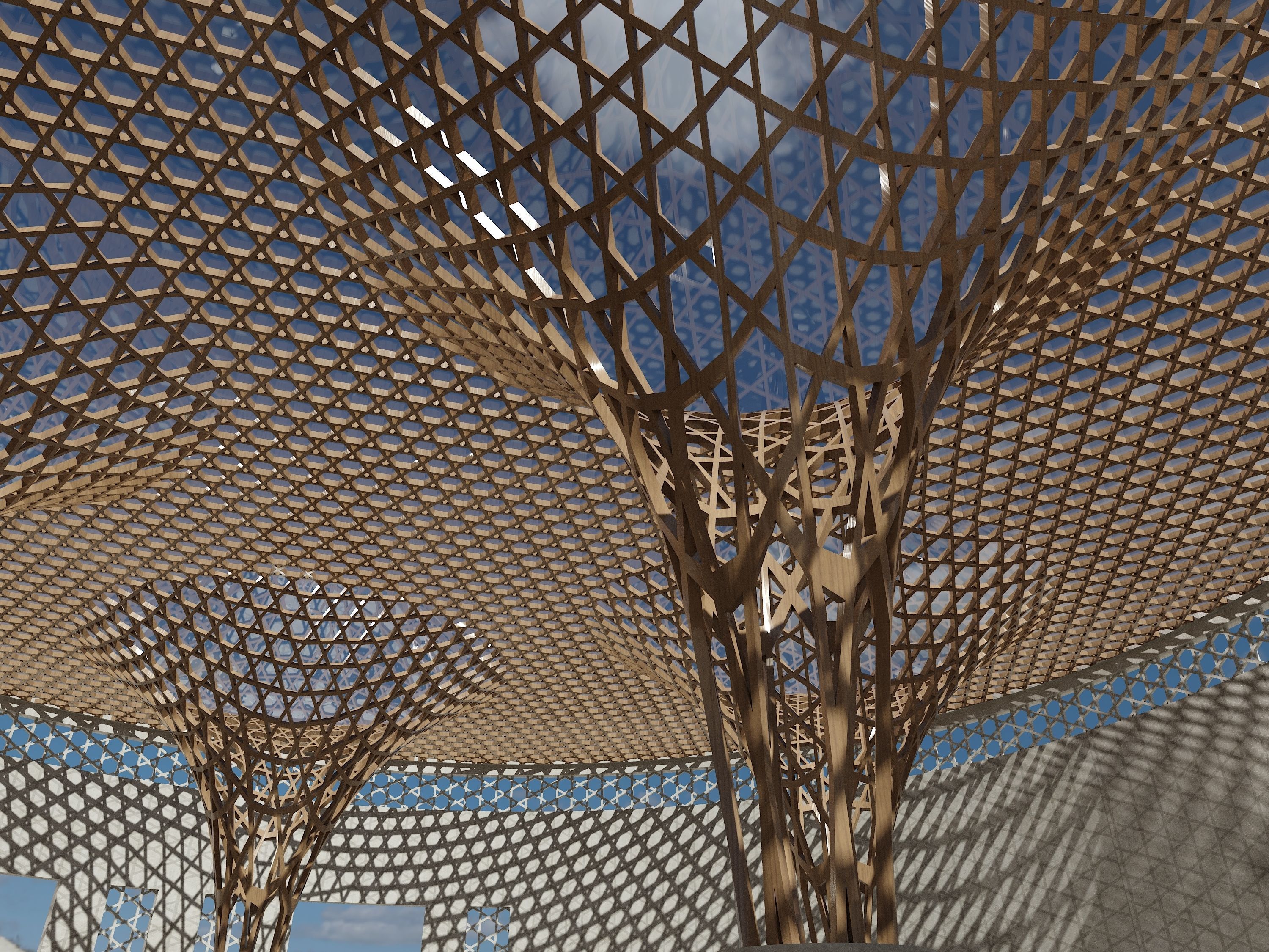 Parametric Arch model 3D model_2