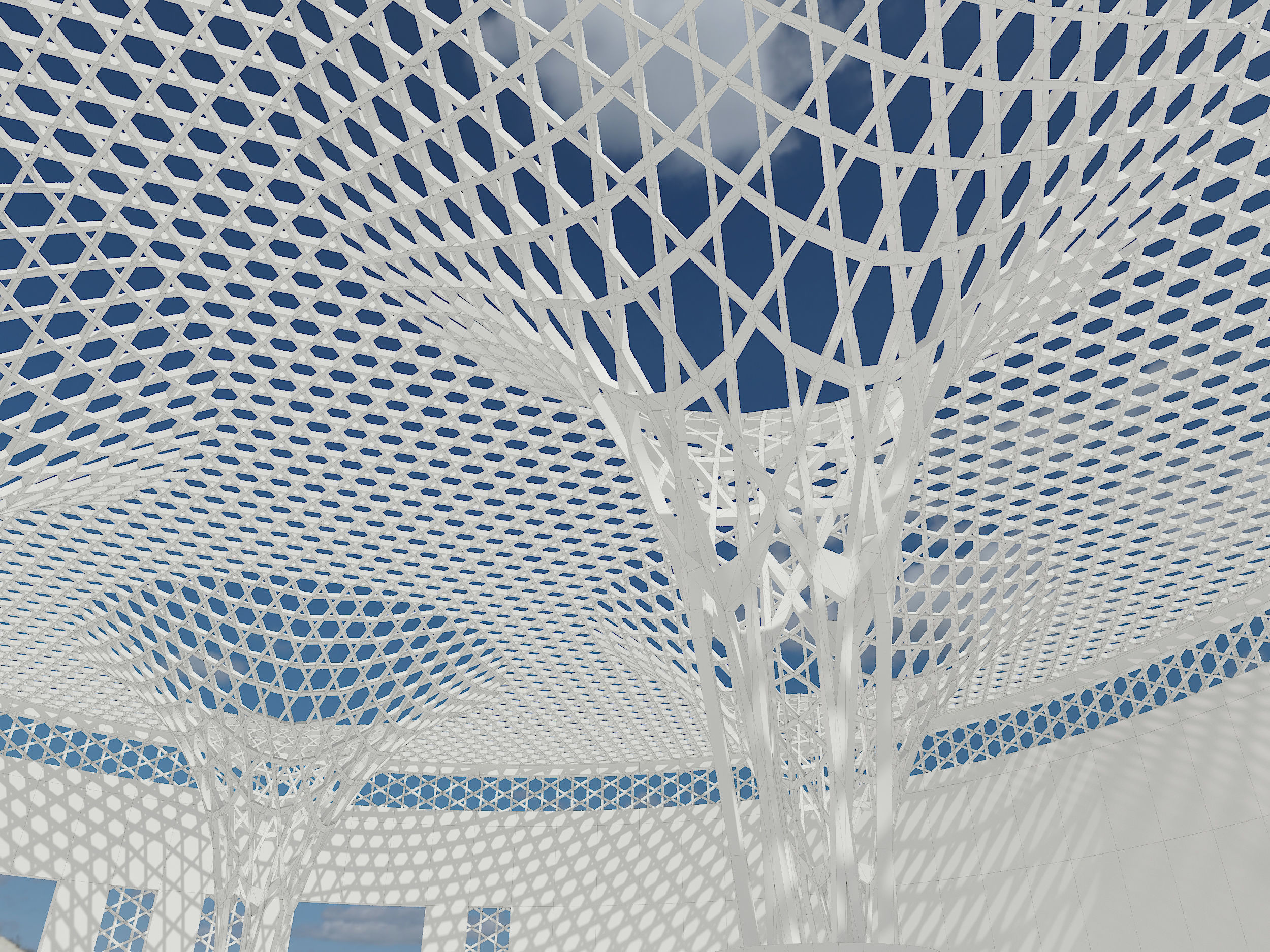 Parametric Arch model 3D model_11