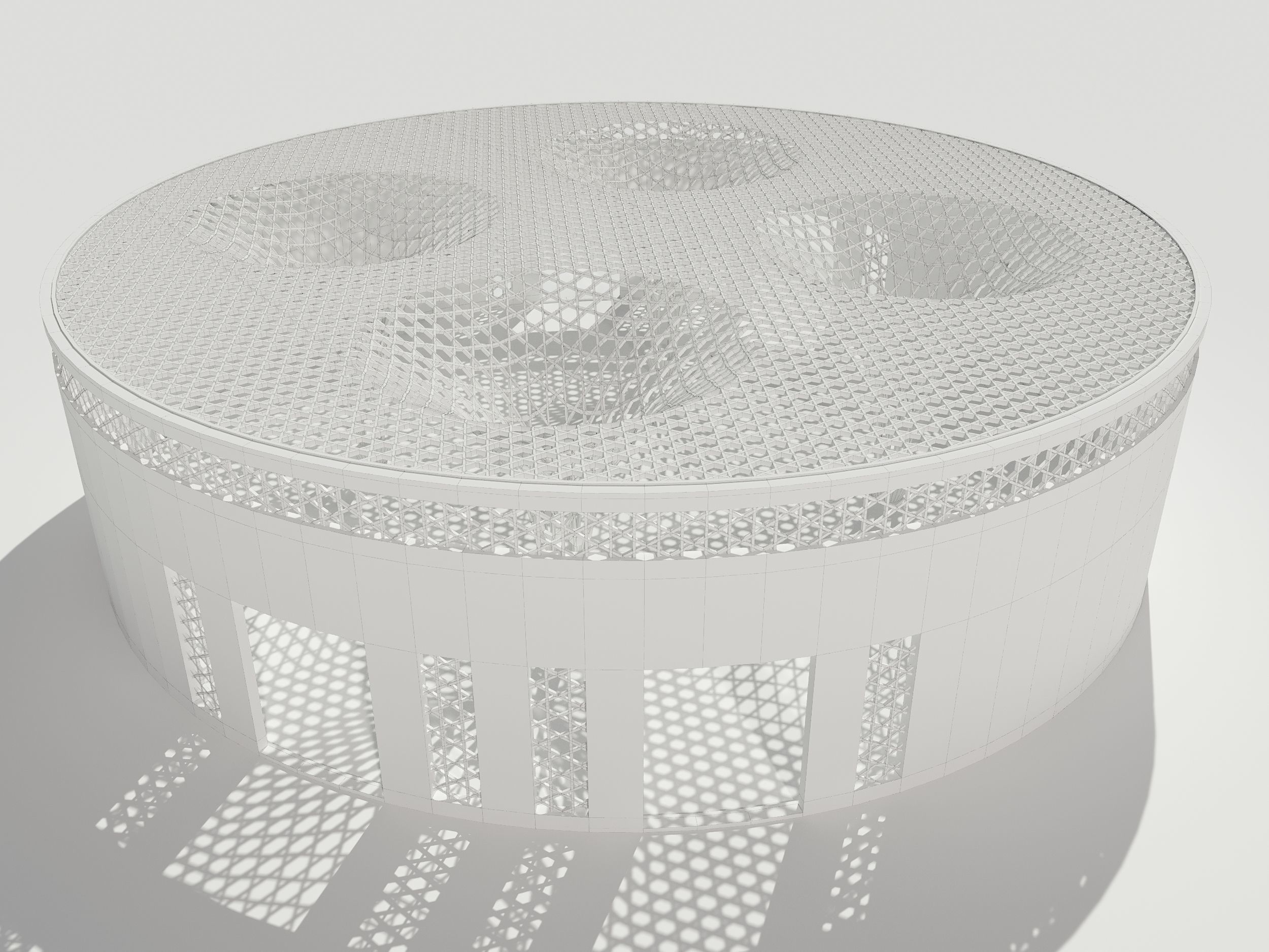 Parametric Arch model 3D model_13