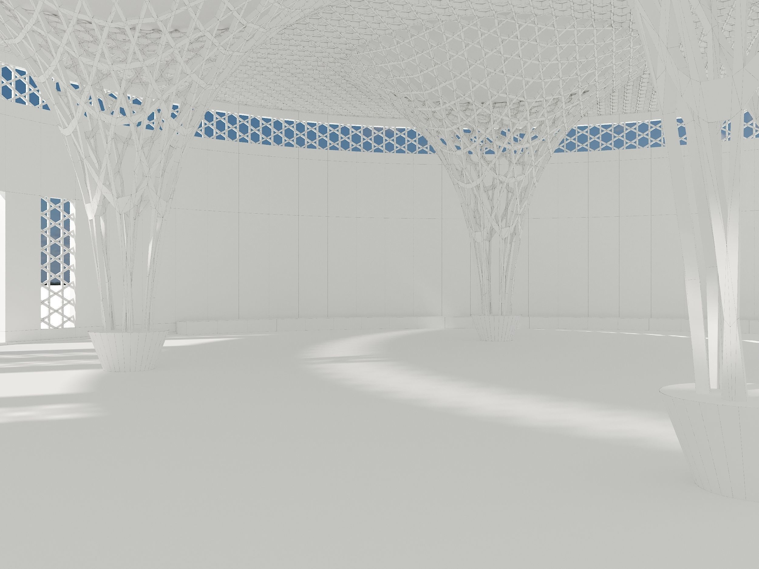 Parametric Arch model 3D model_12