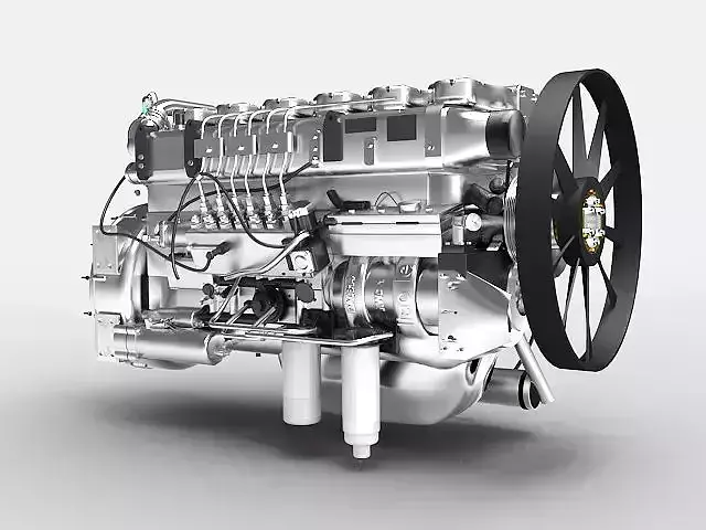 Engine diesel 3D model