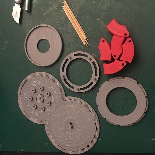 Adaptive Guitar Slide Holder for Mic Stands 3D print model