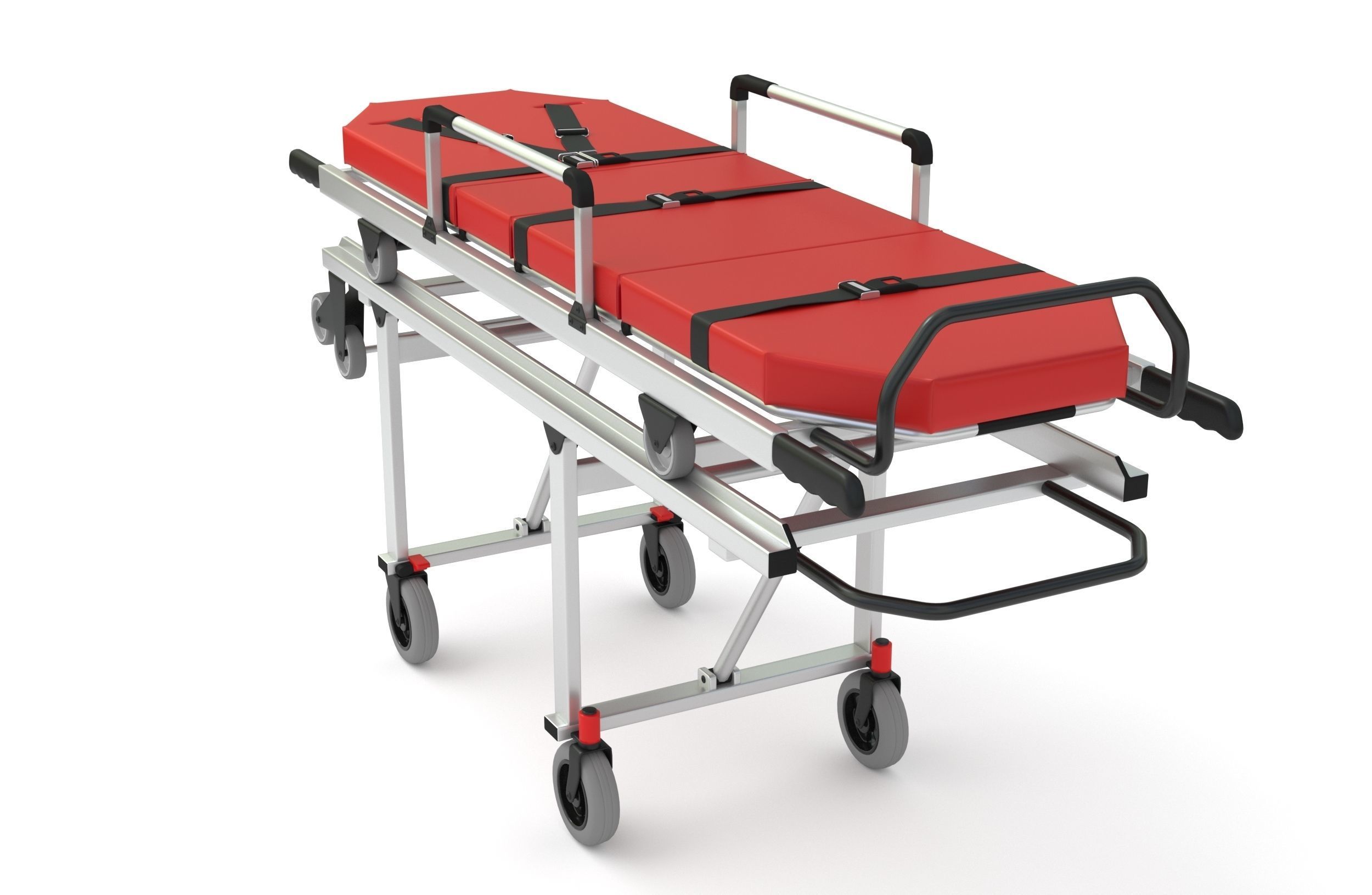 Ambulatory Stretcher 3D model_2