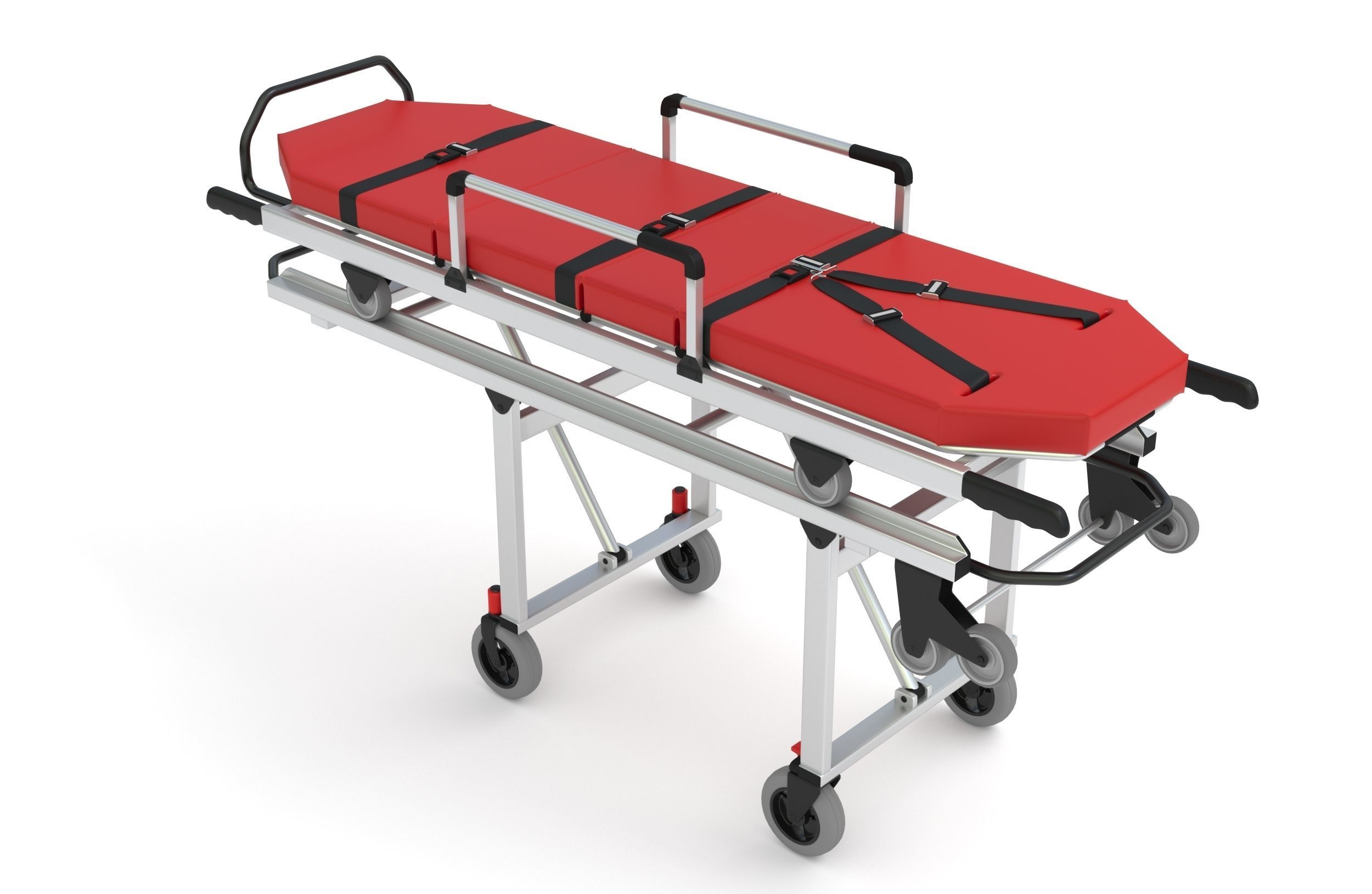 Ambulatory Stretcher 3D model_9