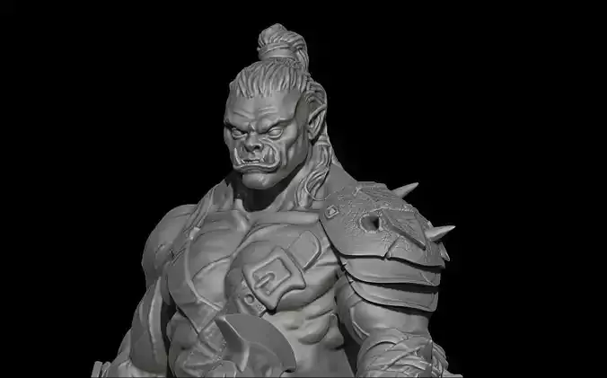 32 mm Orc with a great axe