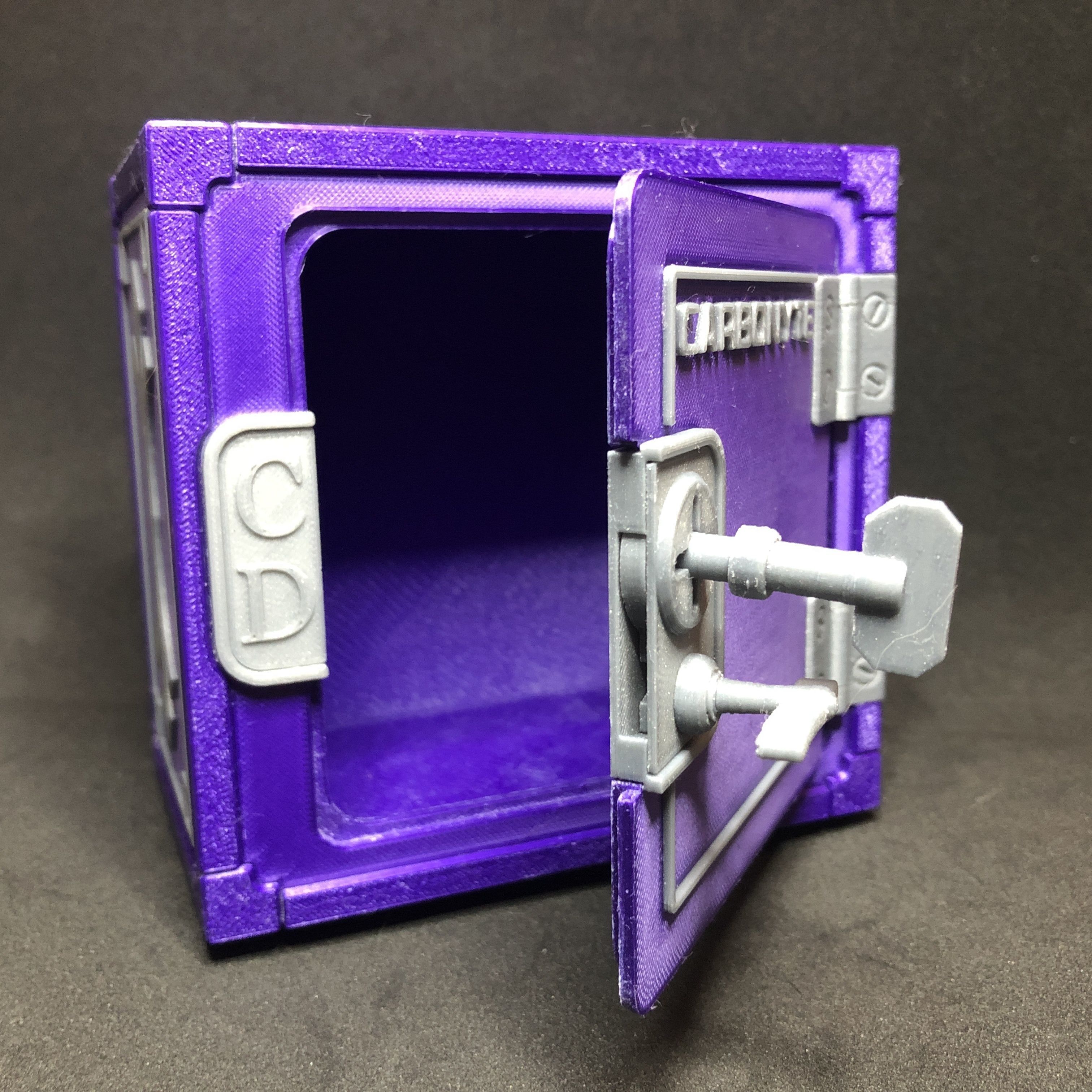 Carbonyte Lockable Mini Safe 3D print model_13