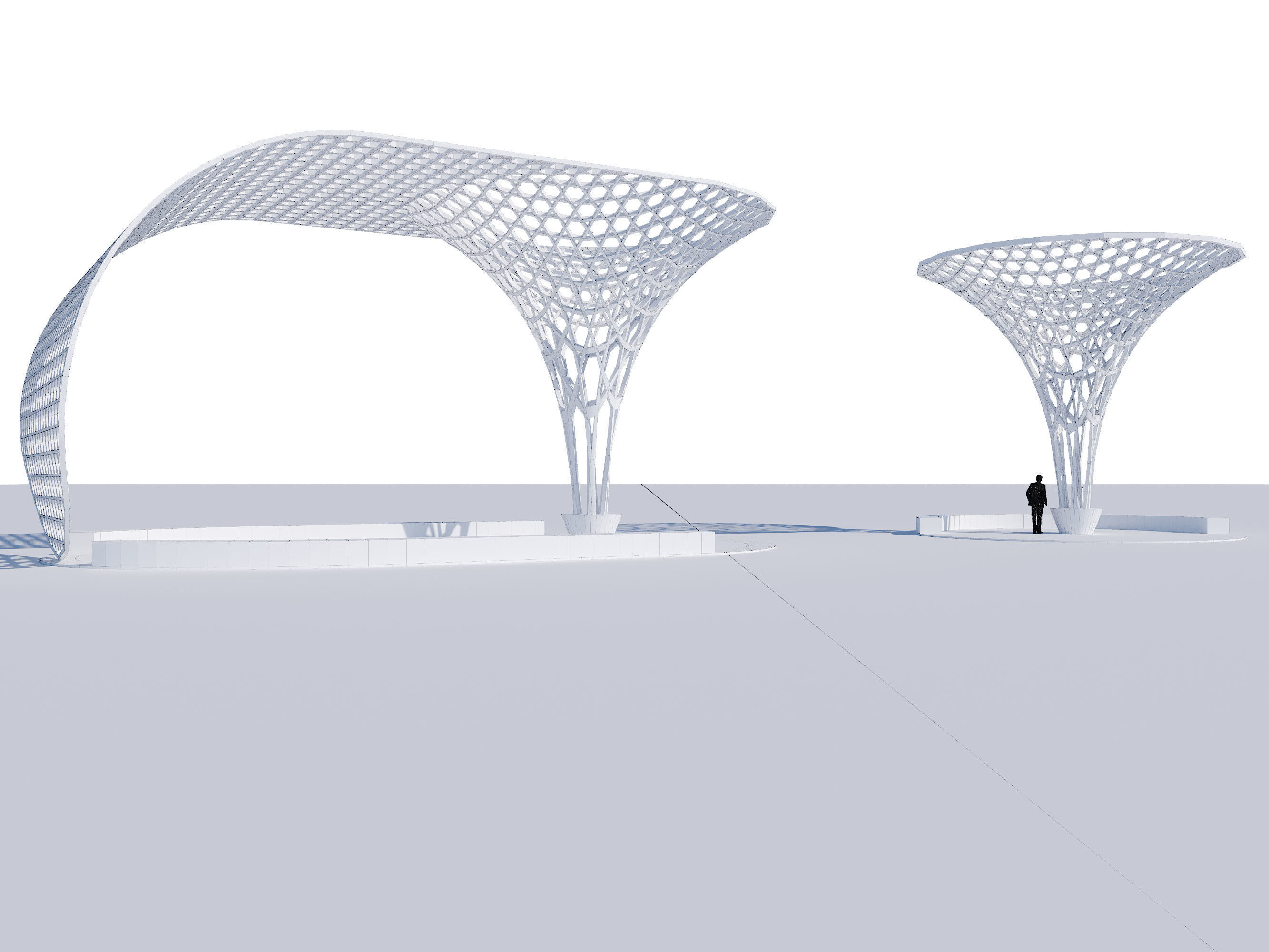 Parametric decoration stand 3D model_8