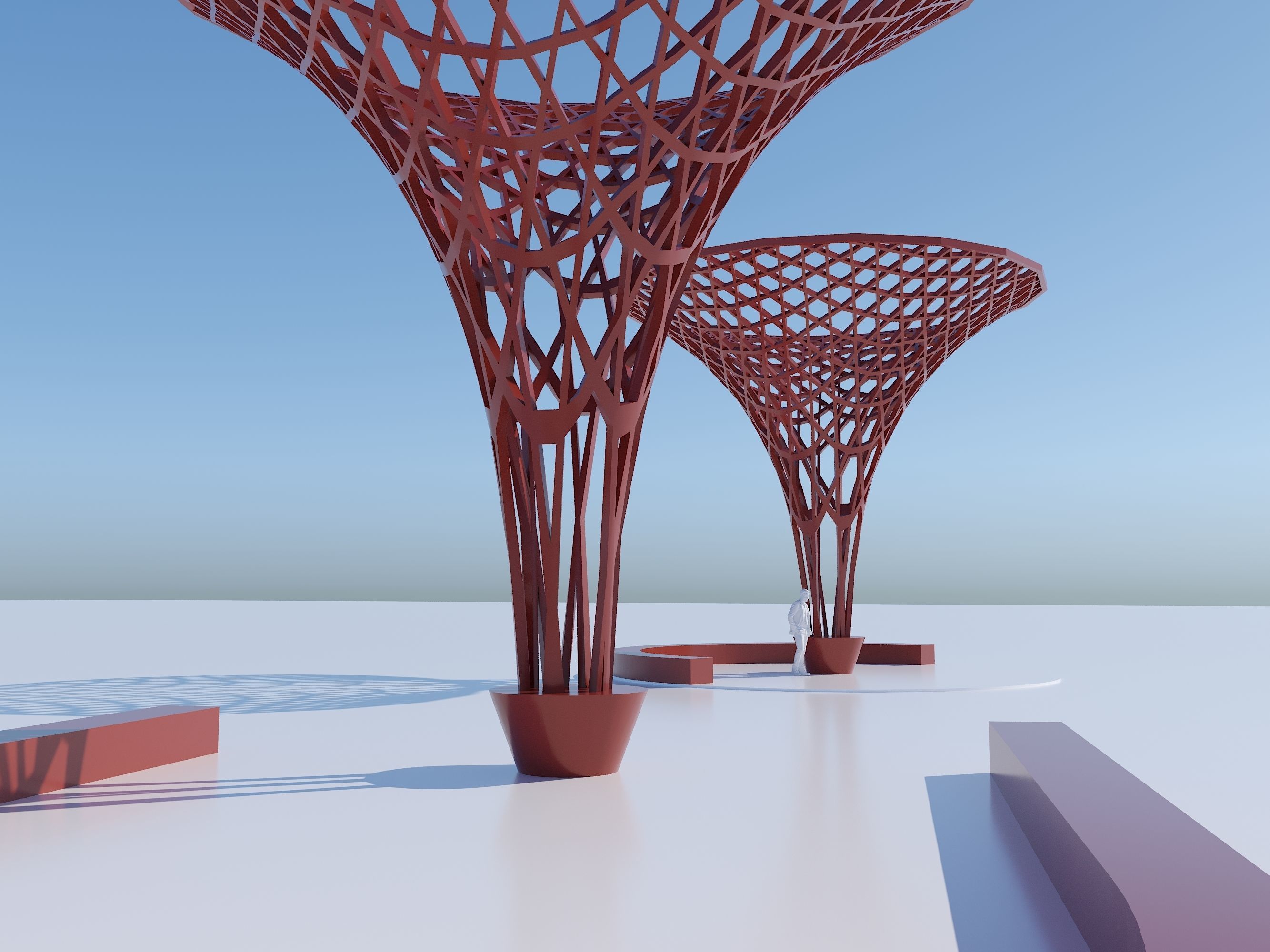 Parametric decoration stand 3D model_1