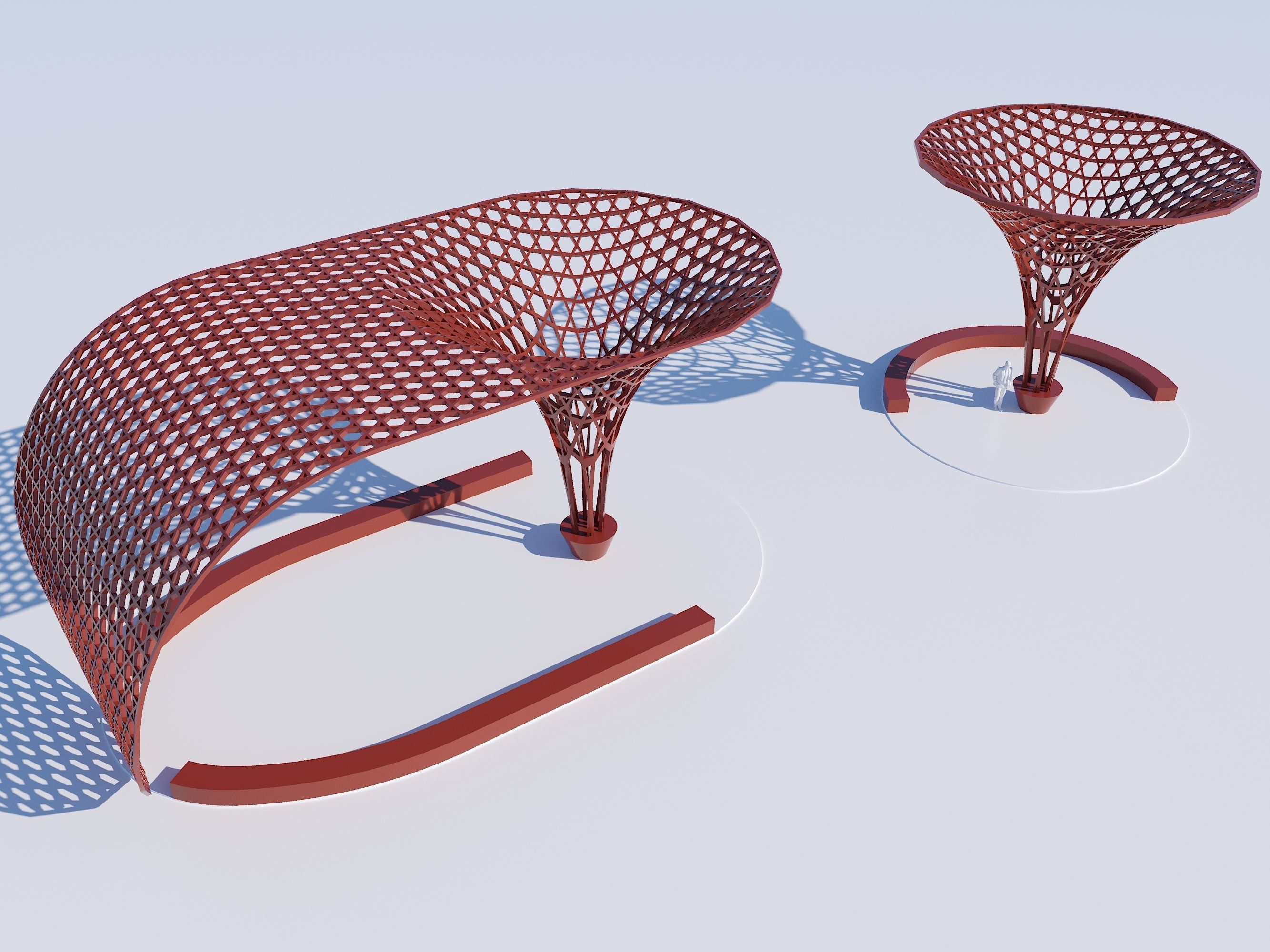 Parametric decoration stand 3D model_2