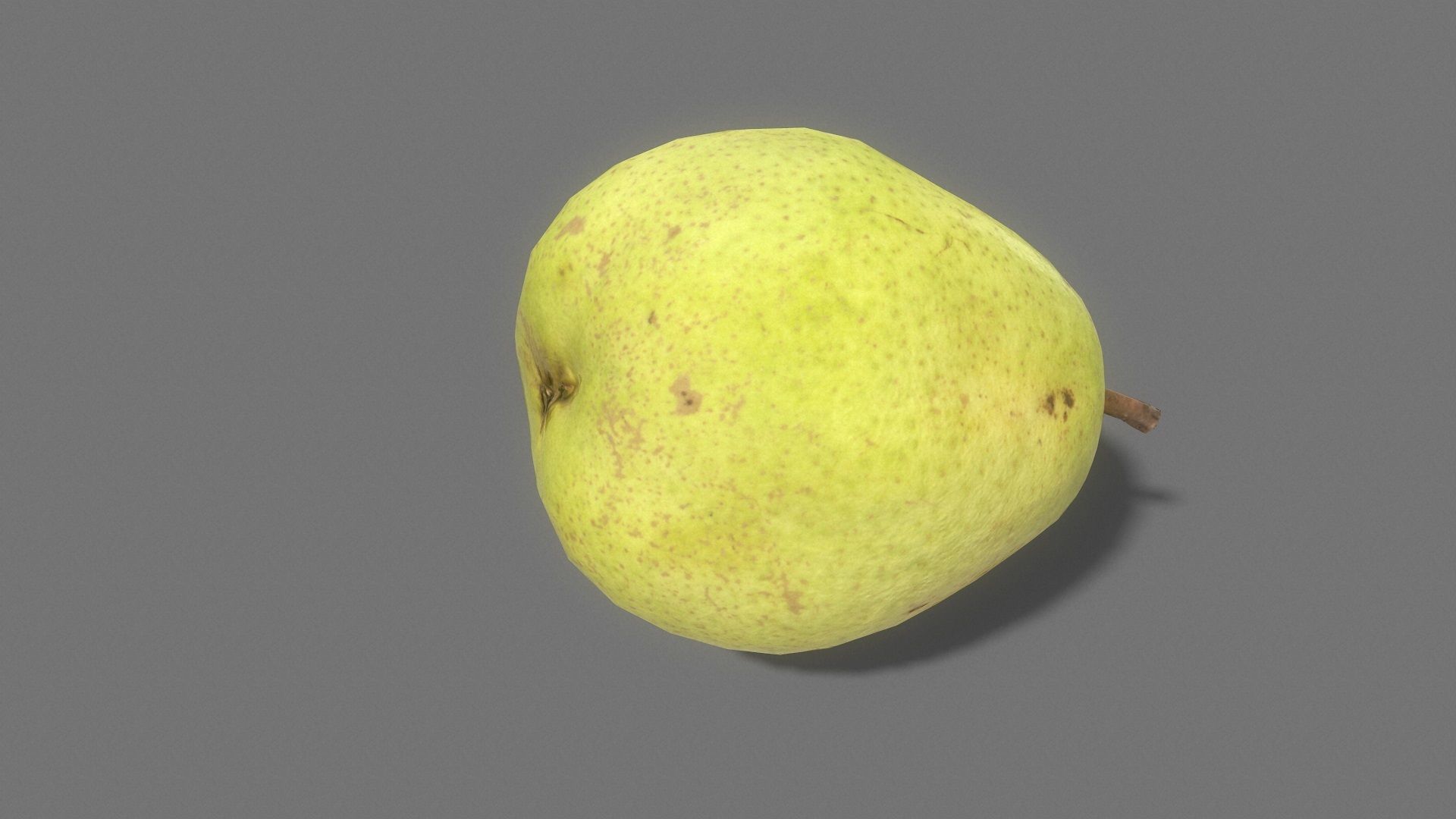 Pear Game Ready Low-poly 3D model_7