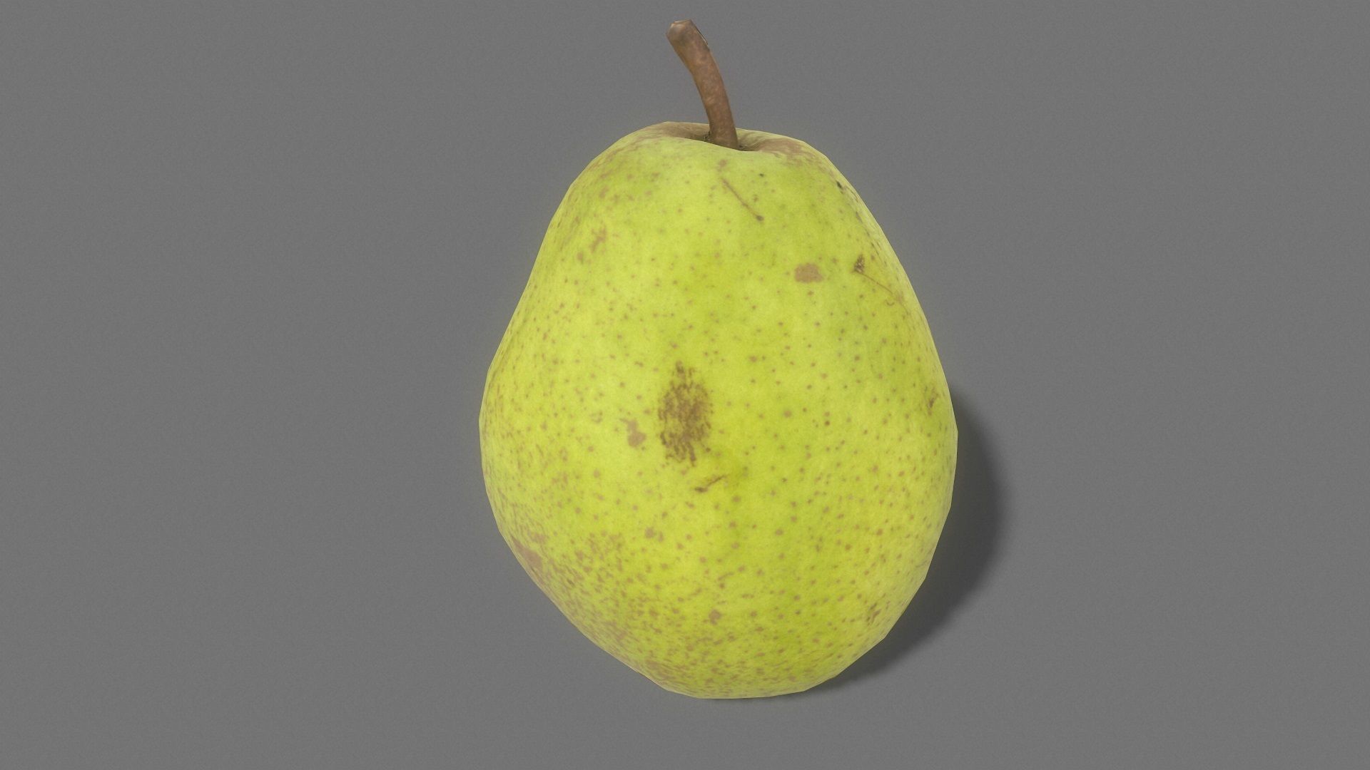 Pear Game Ready Low-poly 3D model_9