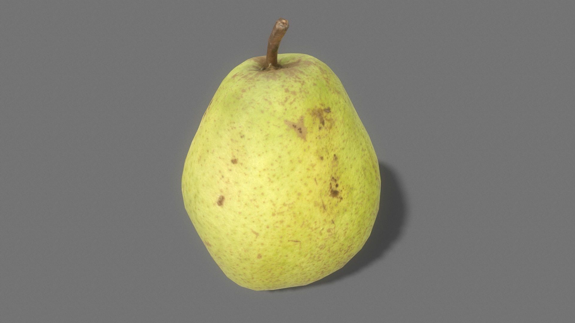 Pear Game Ready Low-poly 3D model_4