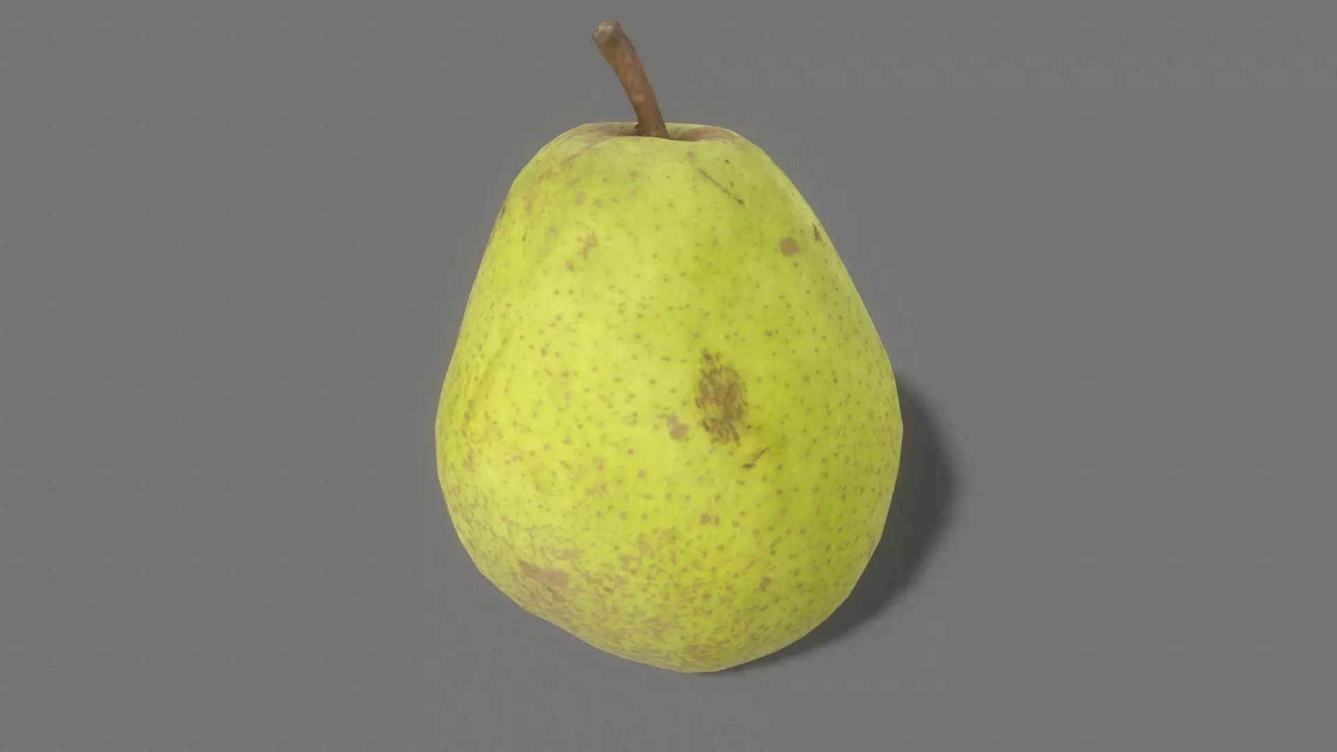 Pear Game Ready Low-poly 3D model_0
