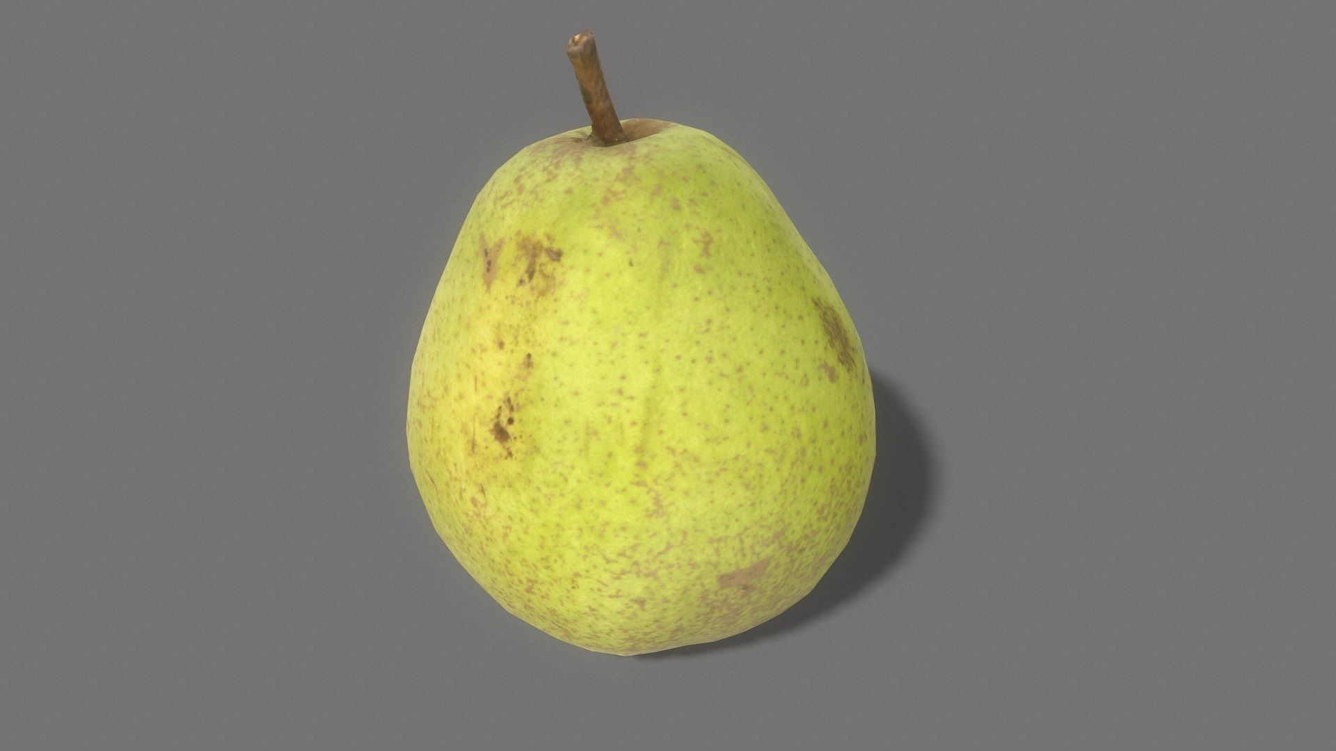 Pear Game Ready Low-poly 3D model_3