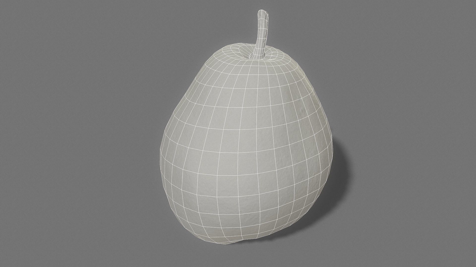 Pear Game Ready Low-poly 3D model_14