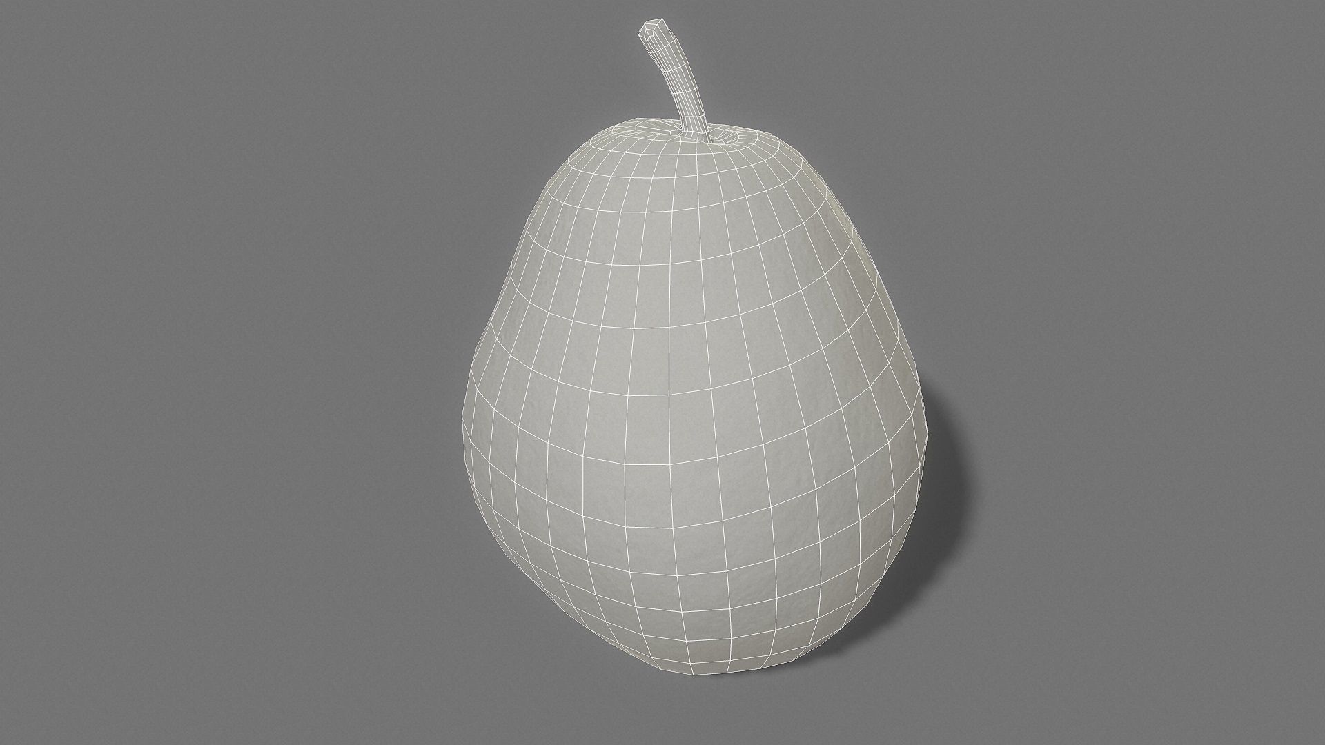 Pear Game Ready Low-poly 3D model_12