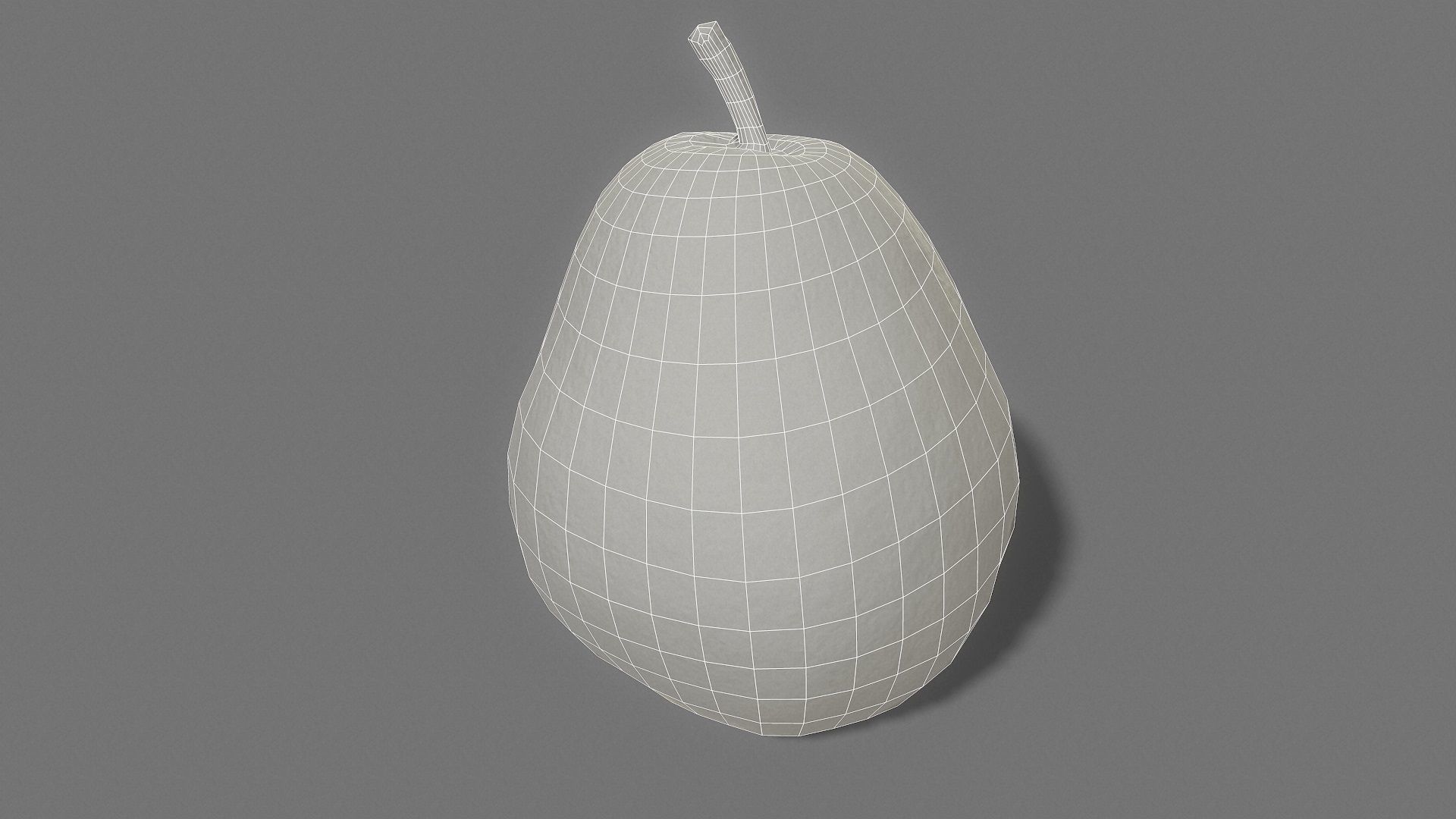 Pear Game Ready Low-poly 3D model_10