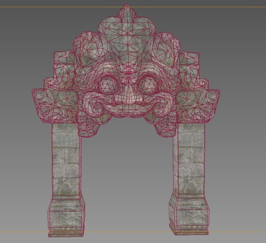 Angkor Wat Games res model 03 Low-poly 3D model_4