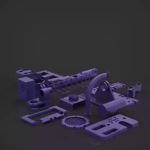 Kitbash vol 1 Scifi part technical