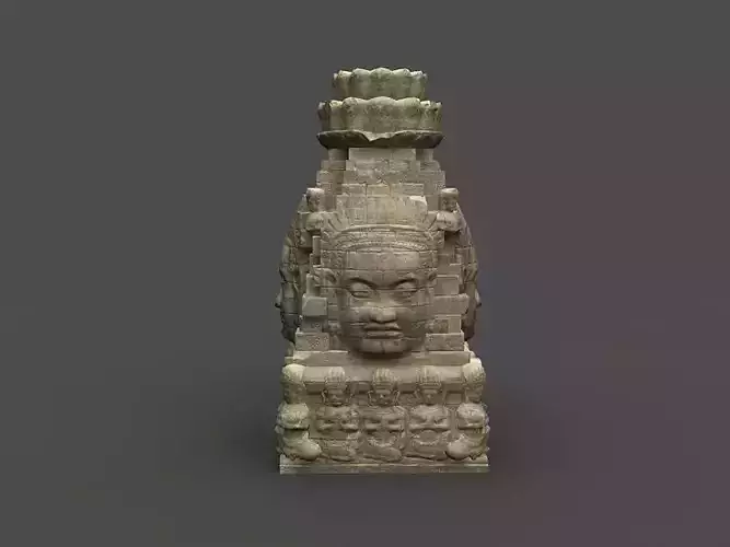 Angkor Wat Games res model 04 Low-poly 3D model