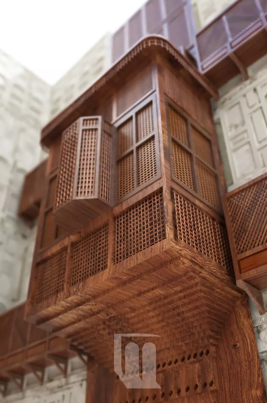 Arabic Window Mashrabiya 02-Cairo-Egypt Low-poly 3D model_0
