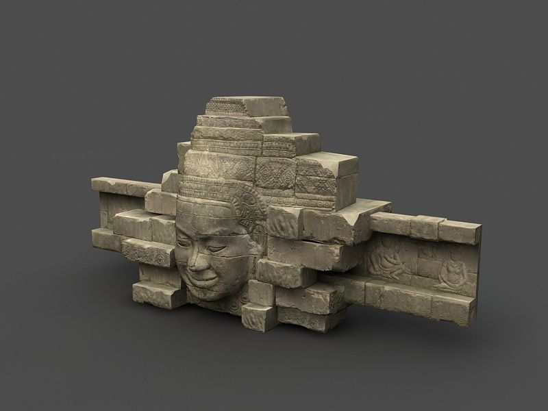 Angkor Wat Games res model 05 Low-poly 3D model_1