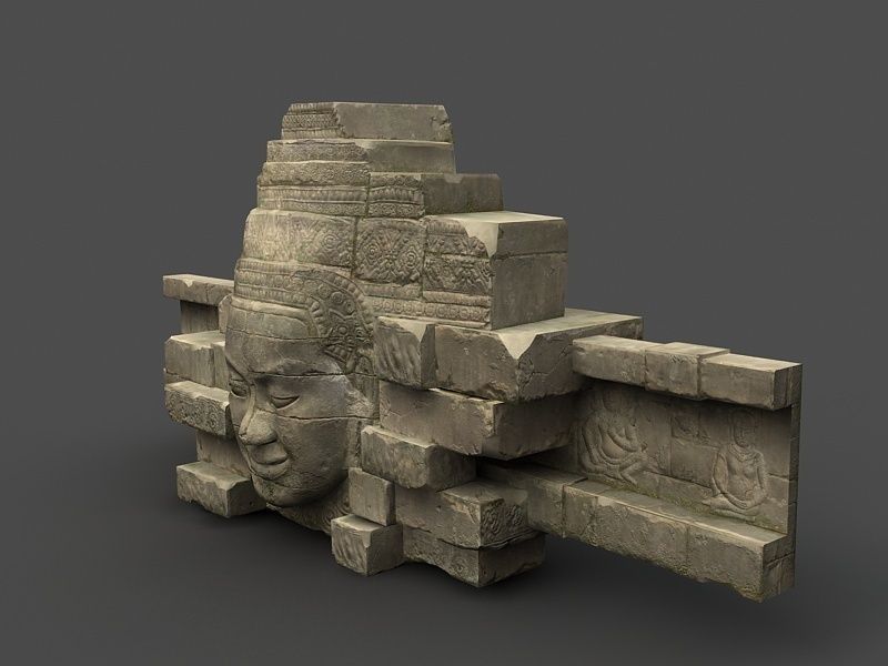 Angkor Wat Games res model 05 Low-poly 3D model_3