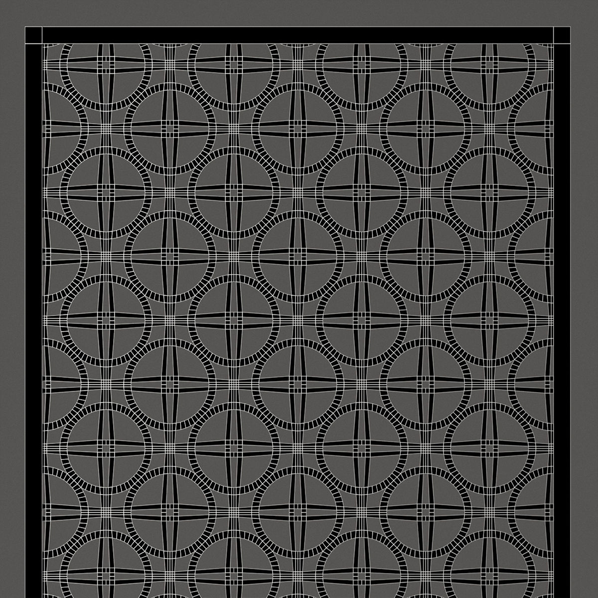 Decorative panel set 38 3D model_14