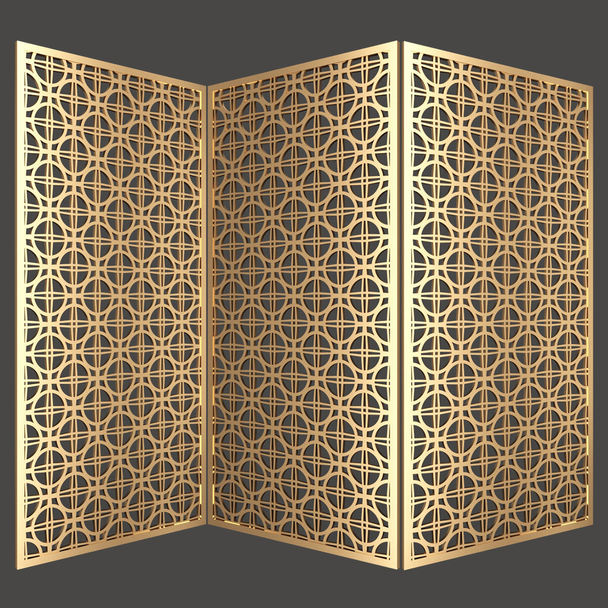 Decorative panel set 38 3D model_9