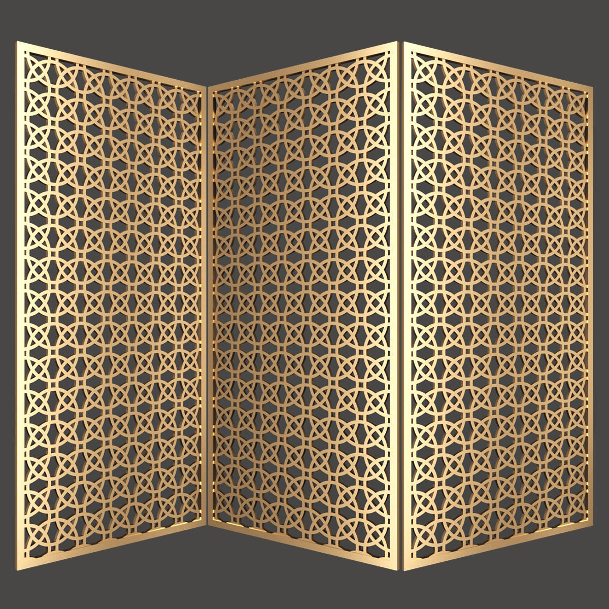 Decorative panel set 38 3D model_8