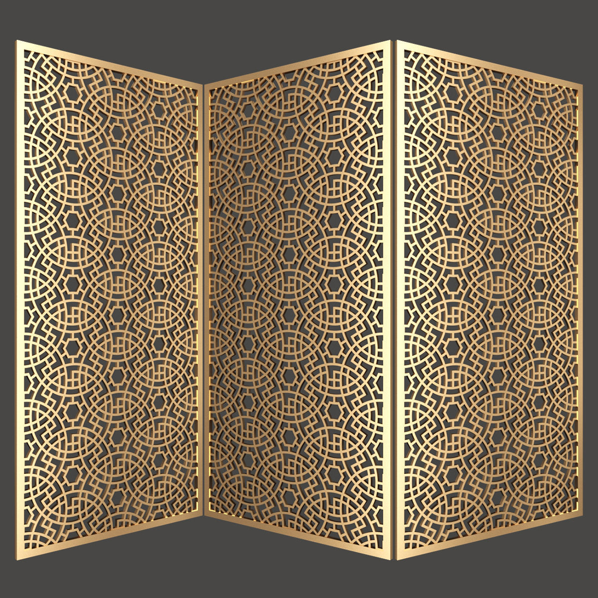 Decorative panel set 38 3D model_6