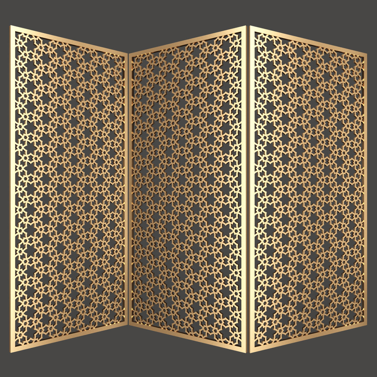 Decorative panel set 38 3D model_7