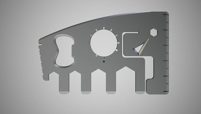 Elephant Multi Tool 3D print model