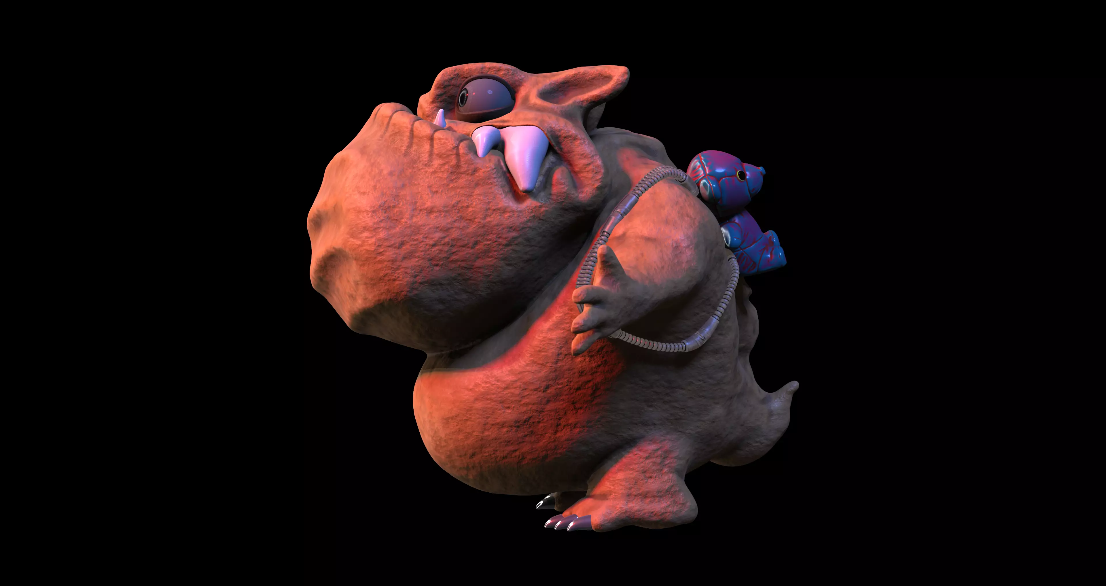 Monster Kid Low-poly 3D model