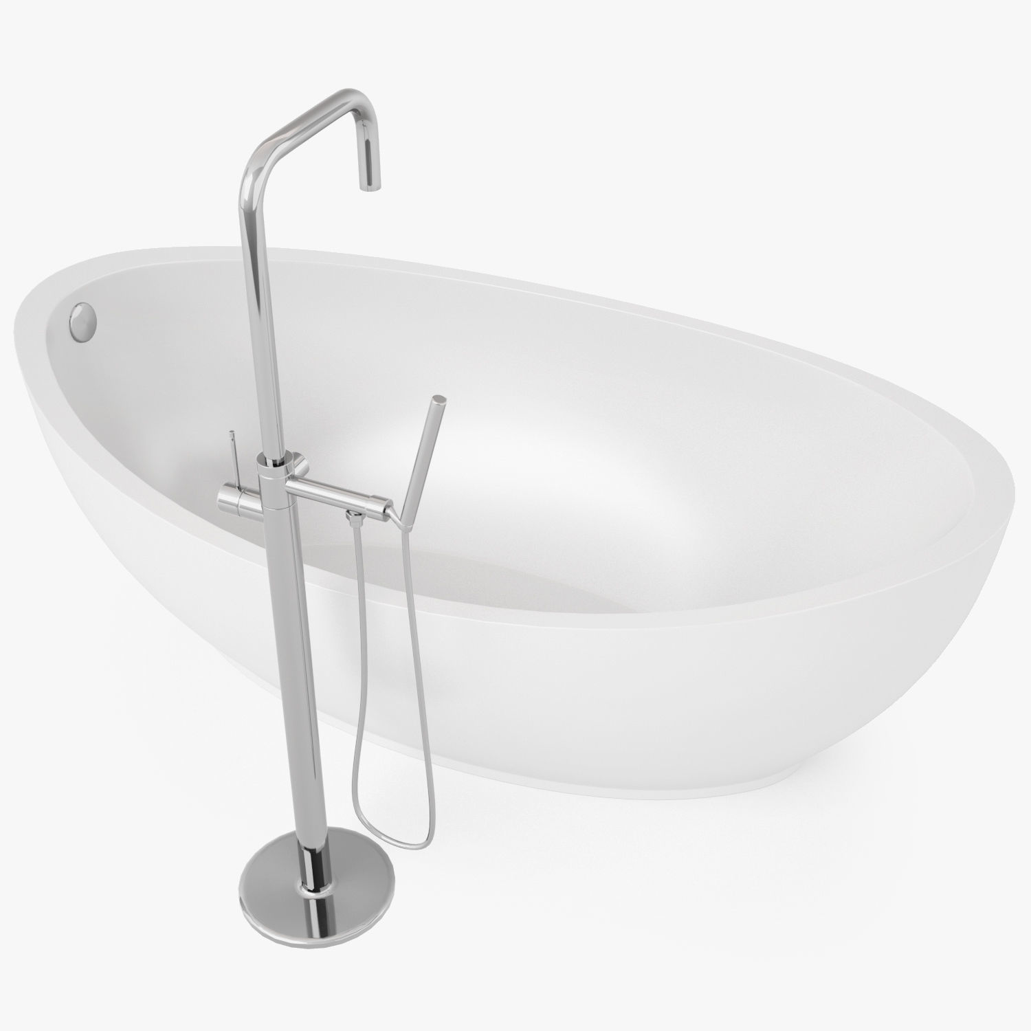 Hydro Systems Picasso Freestanding Bath Tub 3D model_3