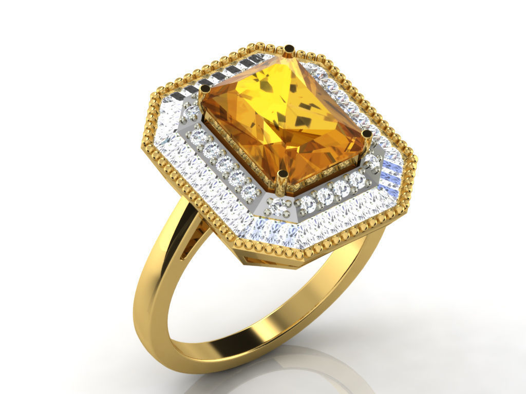 2000 RING EARRINGS PENDANT 3DM RENDER MODEL 3D Model Collection_111