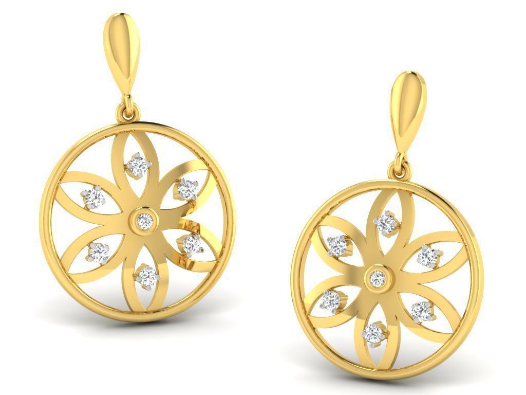 2000 RING EARRINGS PENDANT 3DM RENDER MODEL 3D Model Collection_12
