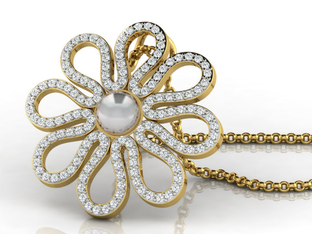 2000 RING EARRINGS PENDANT 3DM RENDER MODEL 3D Model Collection_53