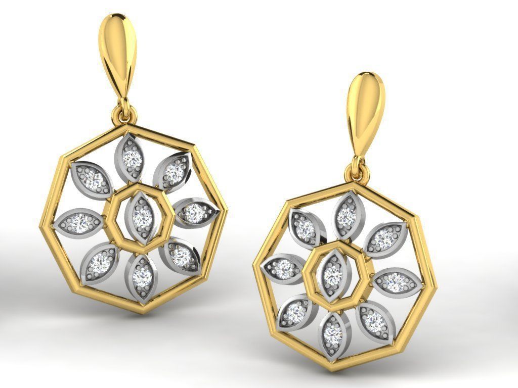 2000 RING EARRINGS PENDANT 3DM RENDER MODEL 3D Model Collection_18