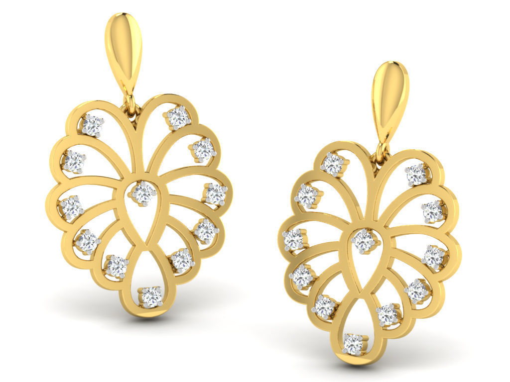 2000 RING EARRINGS PENDANT 3DM RENDER MODEL 3D Model Collection_56